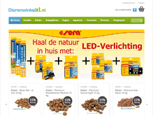Tablet Screenshot of dierenwinkelxl.nl